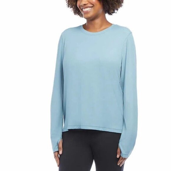 Danskin Women s Ultimate Rib Long Sleeve Top Size XXL (NWT) - Picture 1 of 3